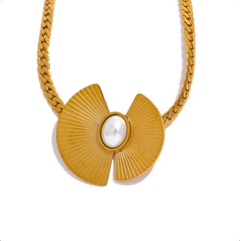 Colier perla Birdie