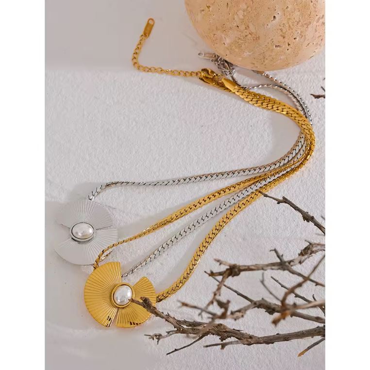 Colier perla Birdie